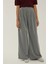 Kadın Pileli Geniş Paça Pantolon Grey 2