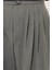 Kadın Pileli Geniş Paça Pantolon Grey 6