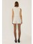 Kadın Tweed Düğme Detaylı Şort White 5