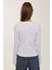 Kadın Lainey Bağcıklı Beyaz Gömlek Tozlu Beyaz 7