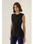 Kadın Siyah Peplum Üst Black 1