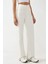 Kadın Yüksek Bel Straight Kot Pantolon White 2