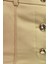 Kadın Yüksek Bel Düğmeli Şortlar Natural 5