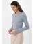 Kadın Temel Örme Üst Grey 4