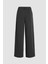 Kadın Yüksek Bel Düz Paça Pantolon Black 2