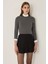 Kadın Temel Örme Üst Gri 1
