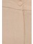 Kadın Düğmeli Bermuda Şortlar Bej Doğal 5