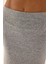 Kadın Düşük Bel Örme Bodycon Maxi Etek Grey 6
