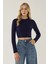 Kadın Temel Örme Üst Blue 1