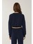 Kadın Kısa Sweatshirt Blue 4