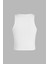 Kadın Düğme Detaylı Crop Üst White 2