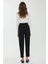 Kadın Havuç Fit Basic Pantolon Siyah 4