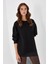 Kadın Siyah Sweatshirt Black 2