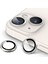 iPhone 14/14 Plus Uyumlu Kamera Lens Koruyucu(2'li Set) Gümüş 2