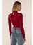 Kadın Basic Uzun Kollu Bodysuit Red 5