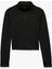Uzun Kollu Dik Yaka Yarım Fermuarlı Spor Sweatshirt 1