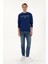 Erkek Indigo Sweatshirt 50313743-VR028 4