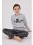 Uzun Kol Erkek Çocuk Pijama Takım 3683 3