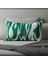 Jungle Breeze 50X30 Dikdörtgen Kırlent Kılıfı – Modern Dekoratif Yastık Kılıfı, Yeşil -Beyaz 3