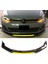 Fiat Linea 2007-2012 Sarı Şeritli Renkli Ön Ek Ön Lip Piona Black 4 Prç 1