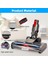Dyson V15 V11 V10 V8 V7 Için Fırça, 4 LED Işıklı Elektrikli Süpürge Fırçaları, Elektrikli Turbo Fırça Halı ve Sert Zeminler (Yurt Dışından) 3