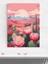 Desert Bloom, Çöl Çiçeği Kaktüs, Dijital Sanat Poster - Afiş - Dekoratif Duvar Poster 1