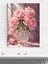 Pink Bloom, Pembe Şakayık Natürmort Çiçek Poster - Afiş - Dekoratif Duvar Poster 1