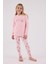 Kız Çocuk Pijama Takım 2-8 Yaş Pembe 1