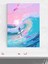 Wave Rider, Dalga Sörfçüsü, Izlenimci Sanat Deniz Manzaralı Poster - Afiş - Dekoratif Duvar Poster 1