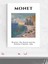 Monet, Étratat, The Beach And The Falaise D'amont Sanatsal Poster - Afiş - Dekoratif Duvar Poster 1