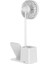 S-Link SL-M9055 10 Watt Kablosuz Şarj Istasyonlu Fanlı Kalemlikli Masa Lambası (Beyaz) 2