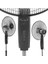 Everest FAN11 Cool Air 16'' 45 Watt 5 Pervaneli 3 Kademe 1200RPM Zaman Ayarlı Vantilatör Siyah 3
