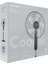 Everest FAN11 Cool Air 16'' 45 Watt 5 Pervaneli 3 Kademe 1200RPM Zaman Ayarlı Vantilatör Siyah 4
