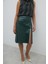 Önü Fermuarlı Midi Boy Etek Yeşil K2615044_012 4