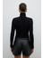 Balıkçı Yaka Uzun Kol Basic T-Shirt Siyah K2623801_001 2