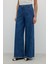 Geniş Paça Denim Pantolon Indigo Y2552006_043 3