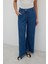 Geniş Paça Denim Pantolon Indigo Y2552006_043 5
