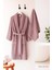 4 Parça Soft Elegance Banyo Aile Bornoz Seti %100 Pamuklu 5