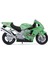 1:18 Kawasaki Ninja ZX-12R Model Motor Metalik Yeşil 31300 2