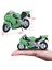 1:18 Kawasaki Ninja ZX-12R Model Motor Metalik Yeşil 31300 3
