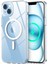 Iphone 15 Plus Uyumlu Sararmaz Sert Şeffaf Magsafe Özellikli Kılıf 1