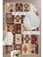 Dijital Baskılı Dekoratif Kaymaz Taban Yıkanabilir Kilim Desen Salon Halısı Yolluk 1