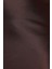 Kadın Yırtmaçlı Maxi Saten Etek Brown 5