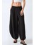 Kadın Düşük Bel Bol Kesim Jogger Pantolon Black 2