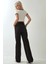 Kadın Straight Fit Denim Pantolon Siyah 4