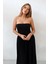 Kadın Sofie Straplez Vücuda Oturan Sandy Maxi Elbise Black 3