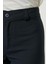 Kadın Yüksek Bel Straight Kumaş Pantolon Blue 5