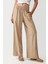Kadın Geniş Paça Lastikli Pantolon Natural 1