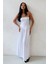 Kadın Sofie Straplez Vücuda Oturan Sandy Maxi Elbise White 1