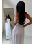 Kadın Sofie Straplez Vücuda Oturan Sandy Maxi Elbise White 3